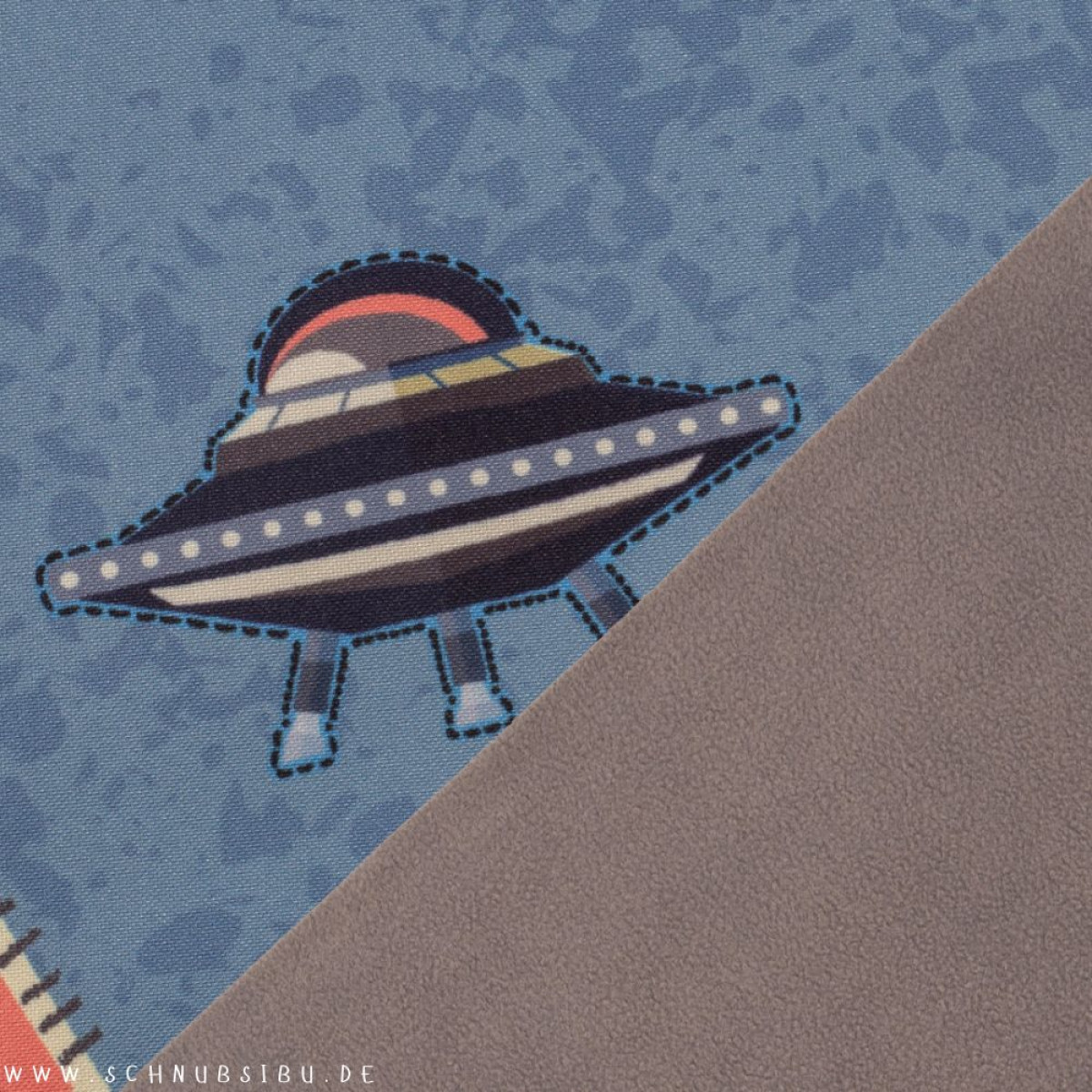 Softshell - Galaxy Patches by Bienvenido Colorido - jeansblau